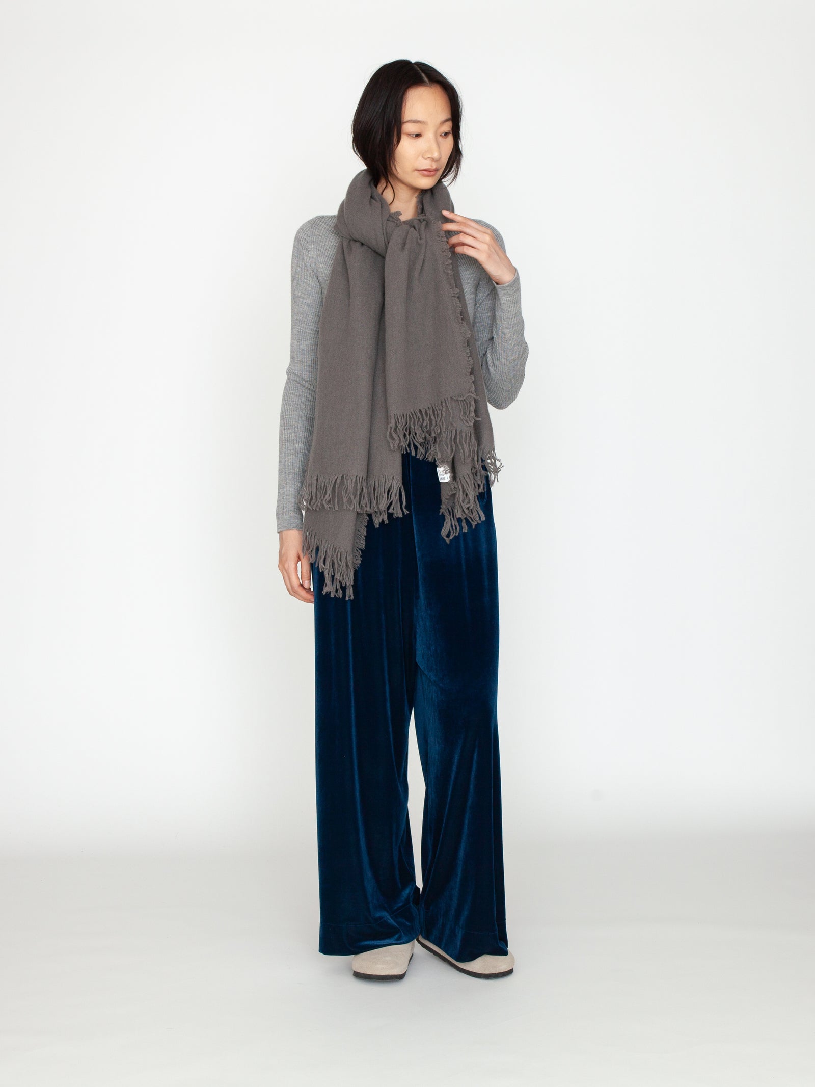 ASAUCE MELER | カシミヤマイクロバスケットストールii AM25F-ST101