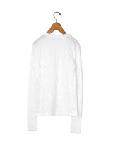 SEEALL | JACQUARD U-NECK TEE