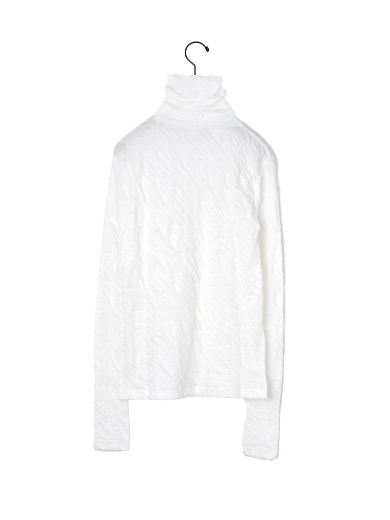 SEEALL | JACQUARD HIGH NECK TOP SAW51-TS905-MM-005