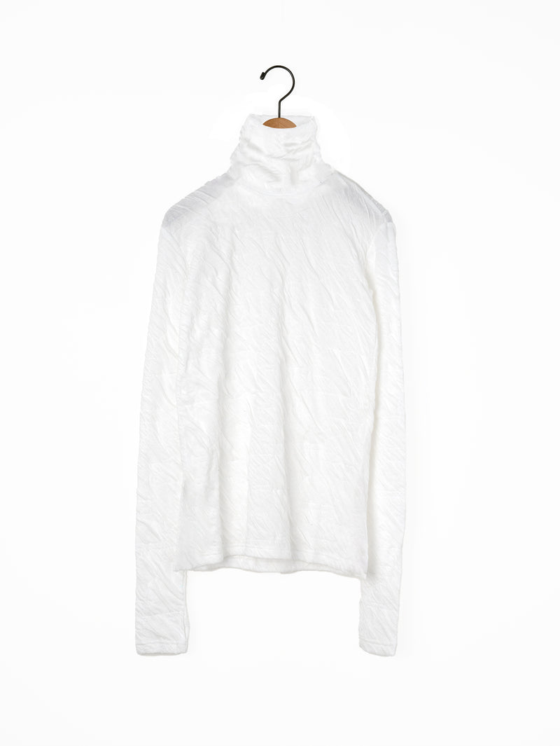 SEEALL | JACQUARD HIGH NECK TOP SAW51-TS905-MM-005