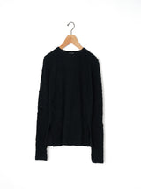 SEEALL | JACQUARD U-NECK TEE