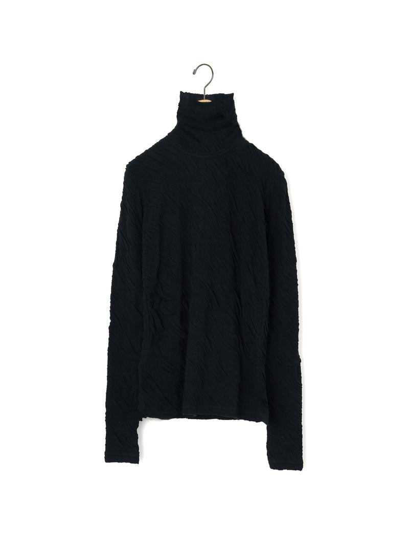 SEEALL | JACQUARD HIGH NECK TOP SAW51-TS905-MM-005
