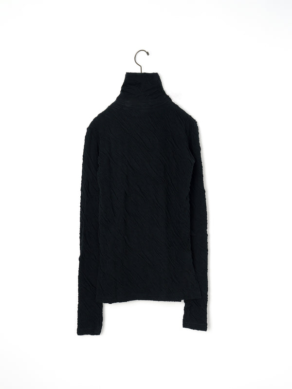 SEEALL | JACQUARD HIGH NECK TOP SAW51-TS905-MM-005