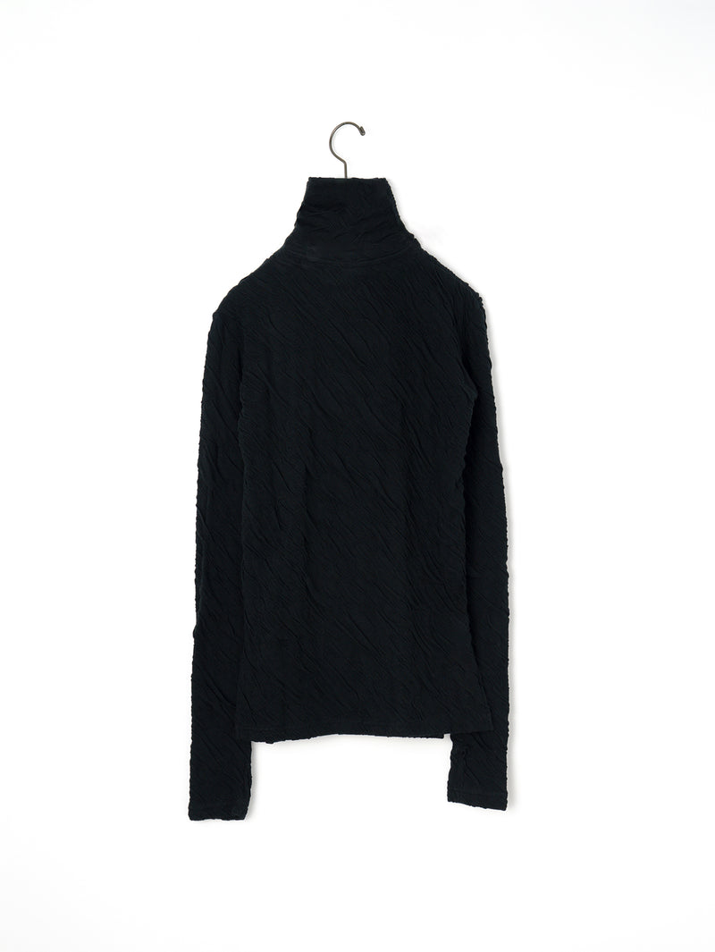SEEALL | JACQUARD HIGH NECK TOP SAW51-TS905-MM-005