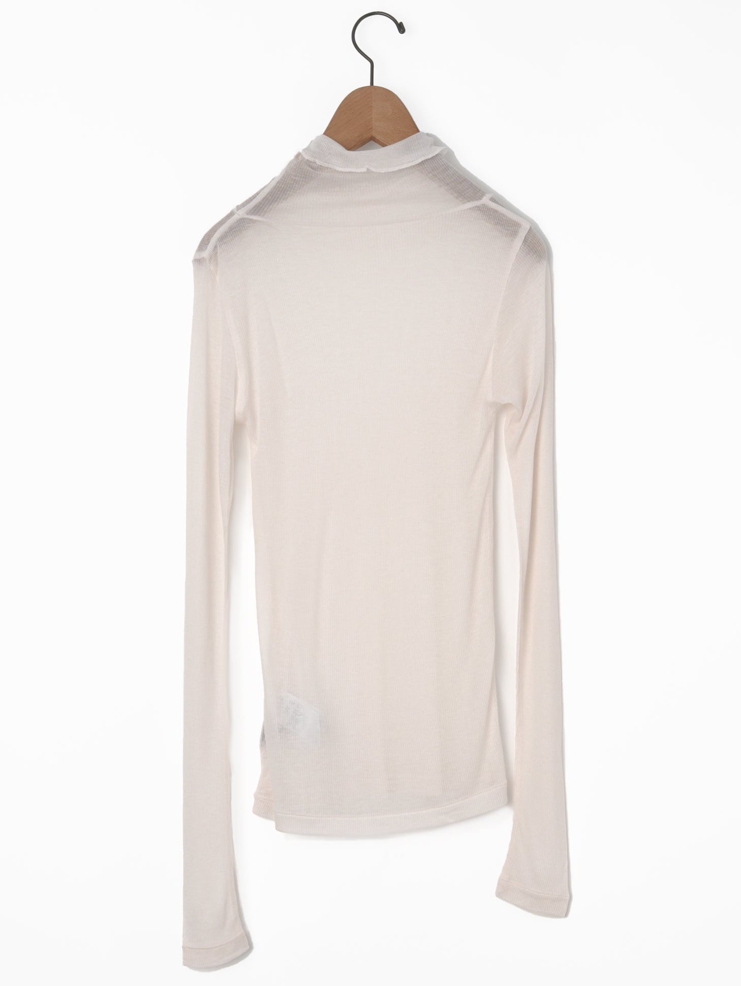 BATONER | MELTY RIB HIGH NECK LONG SLEEVE T-SHIRT BN-25FL-009