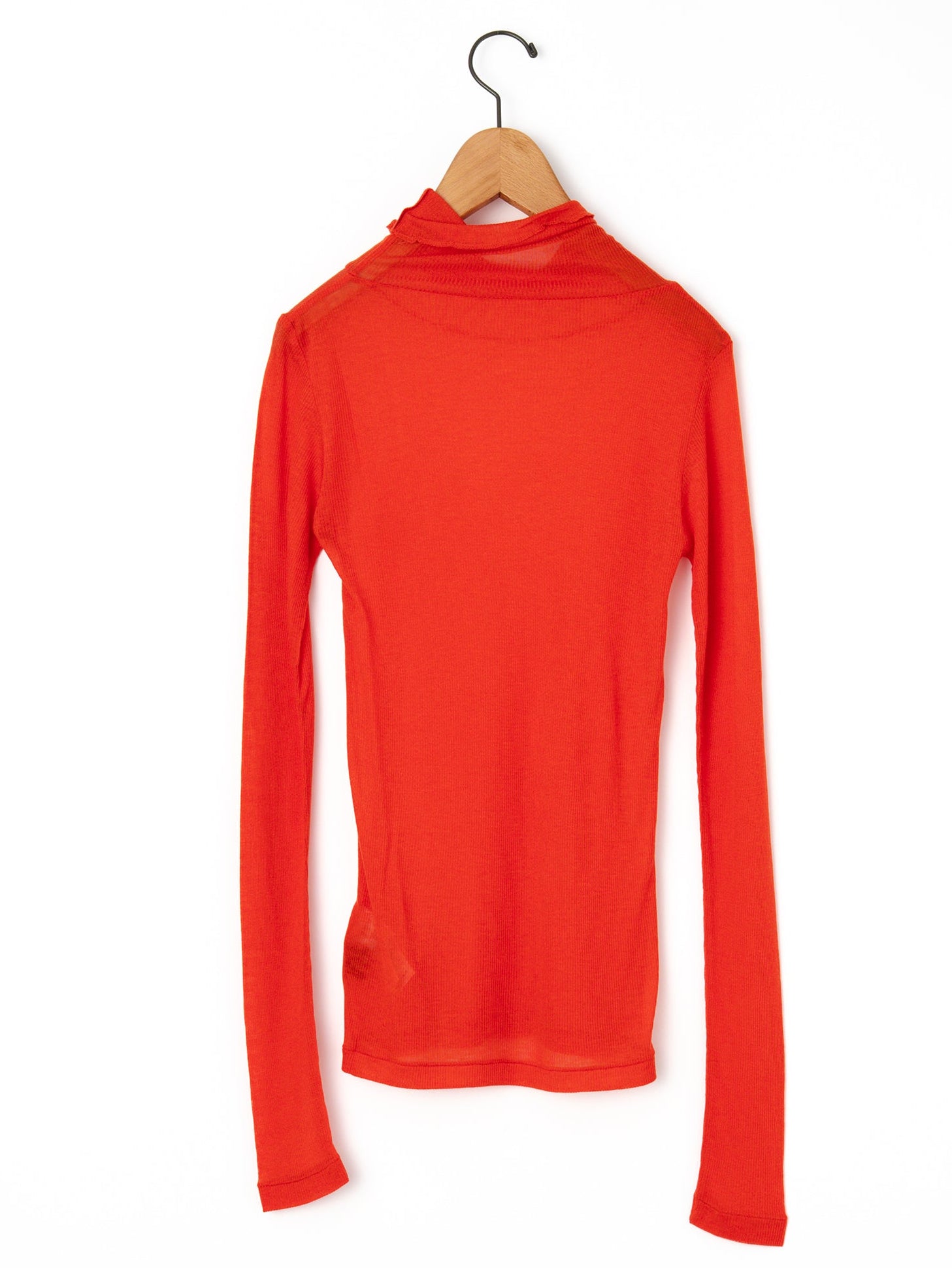 BATONER | MELTY RIB HIGH NECK LONG SLEEVE T-SHIRT BN-25FL-009