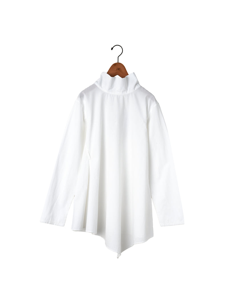 SEEALL | DRAPE HIGHNECK SHIRTS