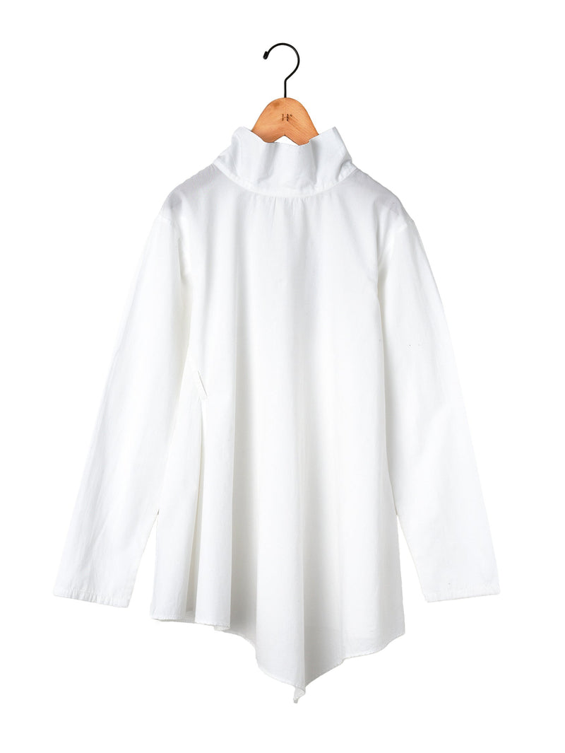 SEEALL | DRAPE HIGHNECK SHIRTS