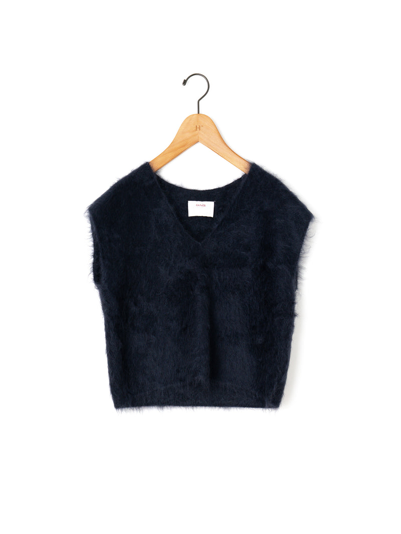 enrica | カシミヤシャギーニットベスト　KNIT149