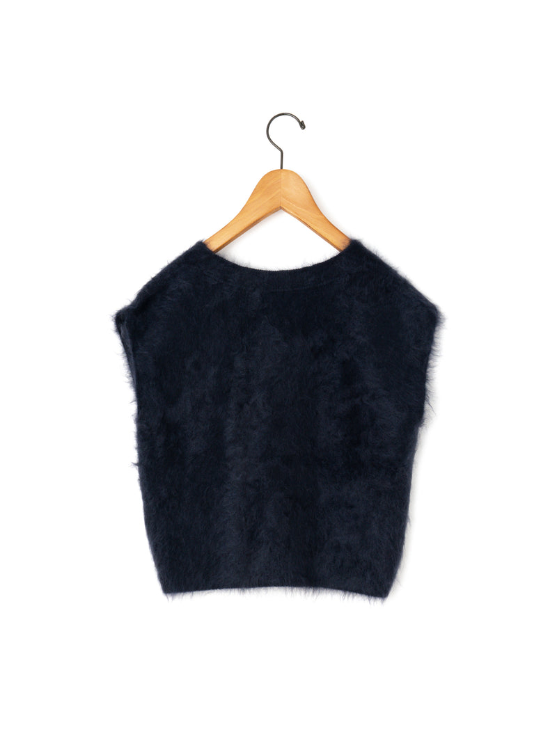 enrica | カシミヤシャギーニットベスト　KNIT149