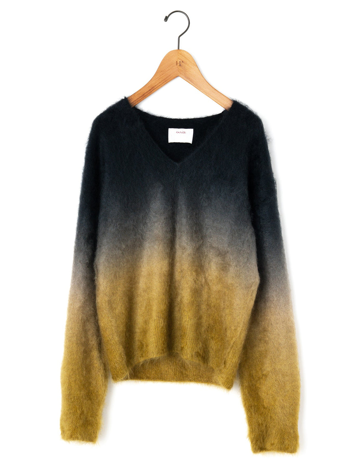 enrica | カシミヤシャギーグラデーションニットプルオーバー