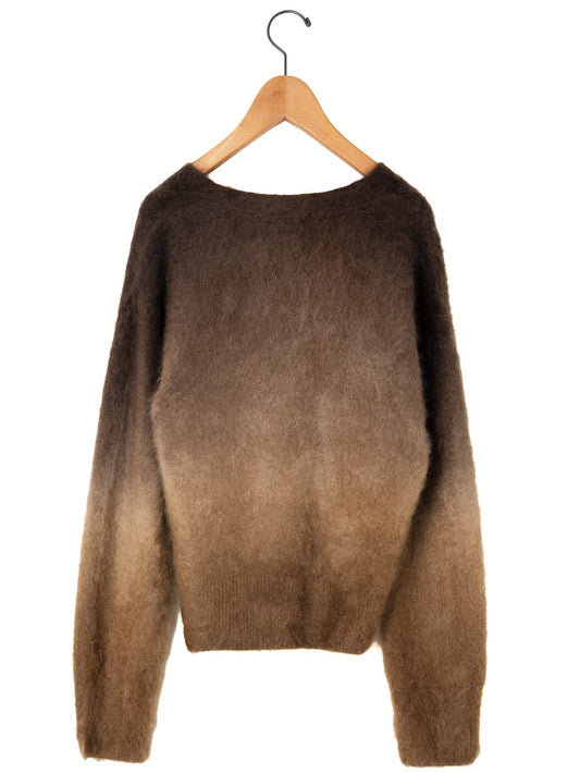 enrica | カシミヤシャギーグラデーションニットプルオーバー