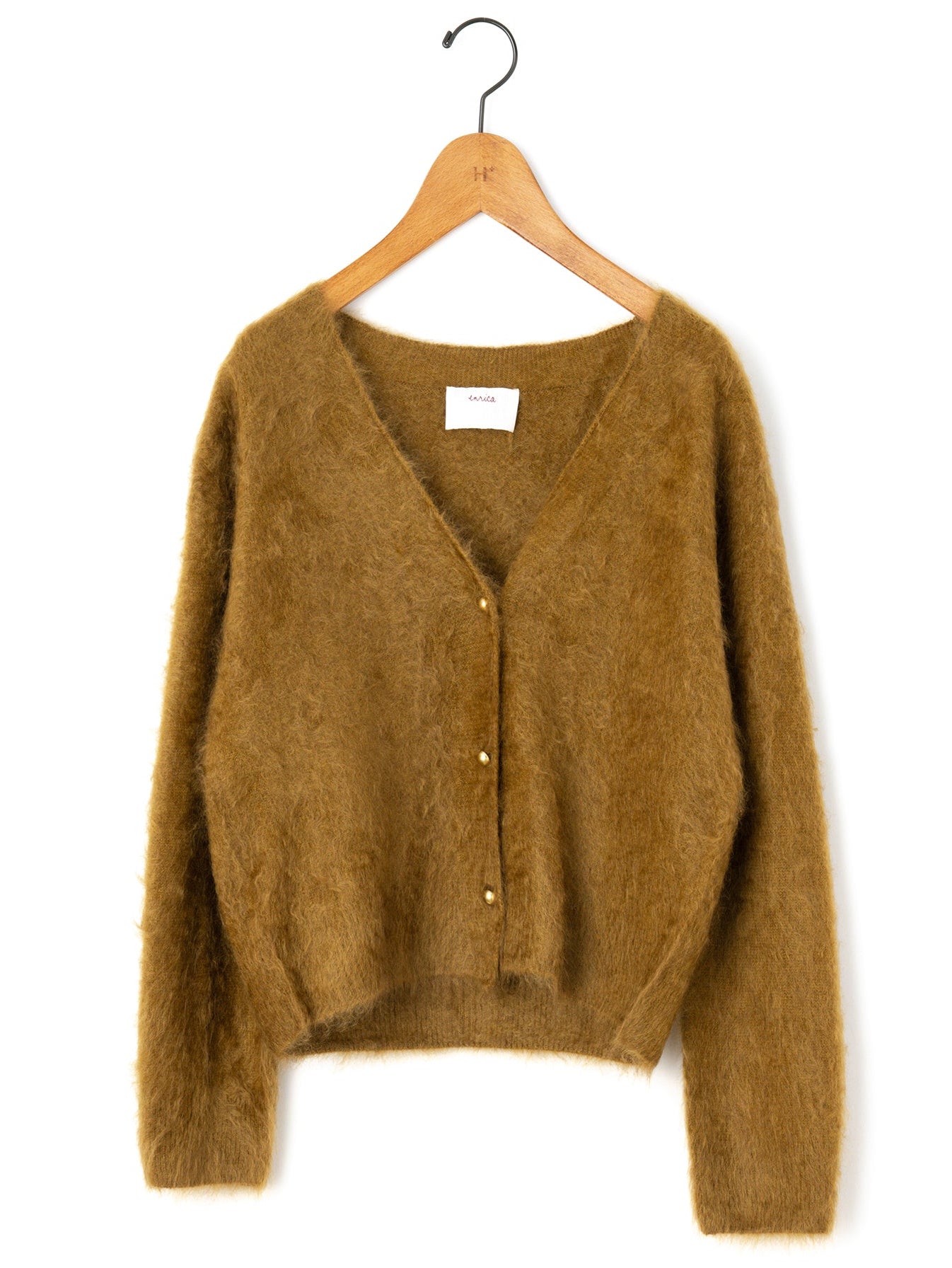 enrica | カシミヤシャギーカーディガン KNIT240 – H+HELIOTROPE