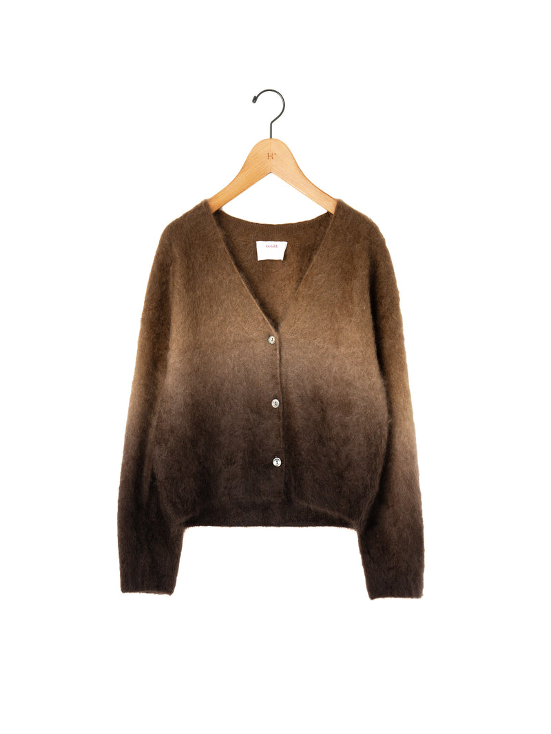 enrica | カシミヤシャギーグラデーションカーディガン　KNIT240-1