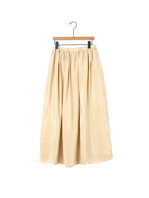enrica | シルクサテンギャザースカート SKIRT089-2