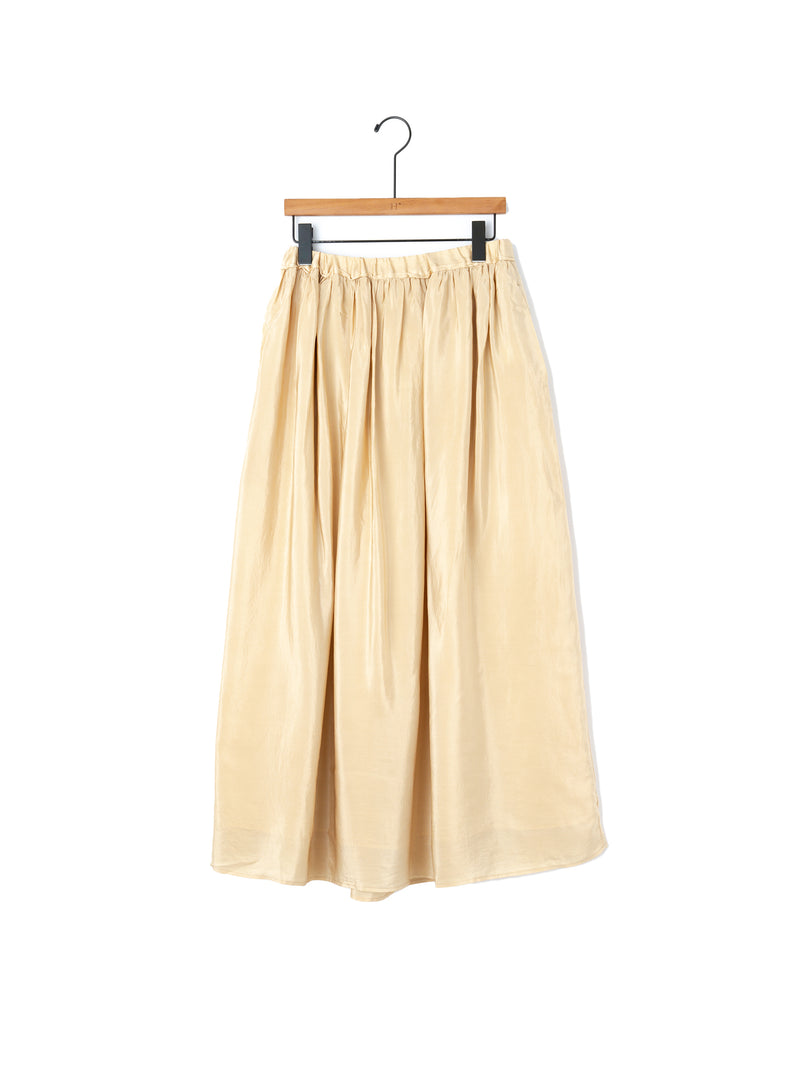 enrica | シルクサテンギャザースカート SKIRT089-2