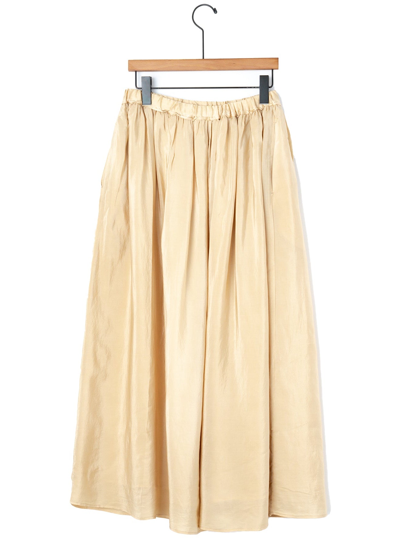 enrica | シルクサテンギャザースカート SKIRT089-2 – H+HELIOTROPE