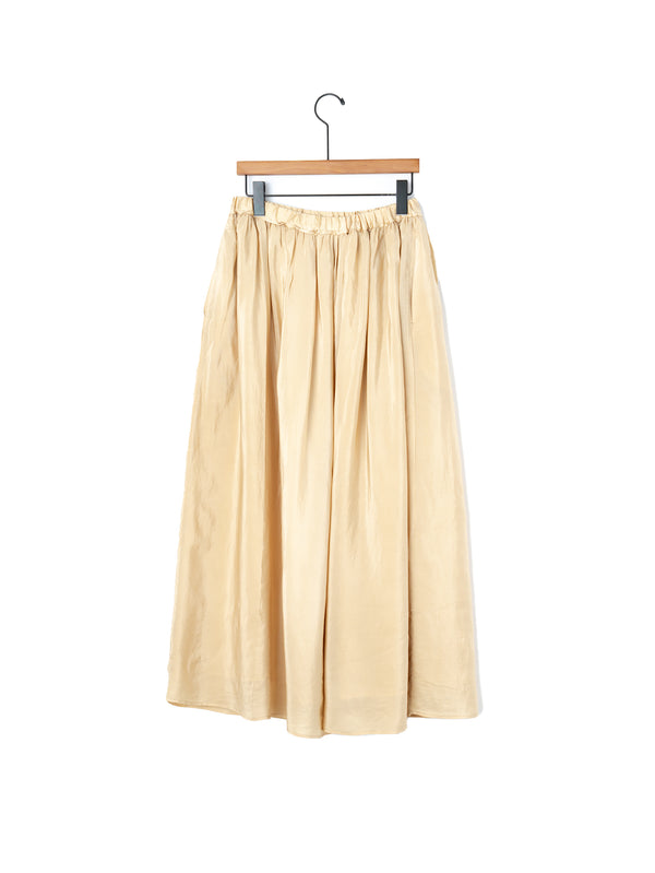 enrica | シルクサテンギャザースカート SKIRT089-2