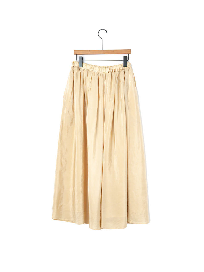 enrica | シルクサテンギャザースカート SKIRT089-2