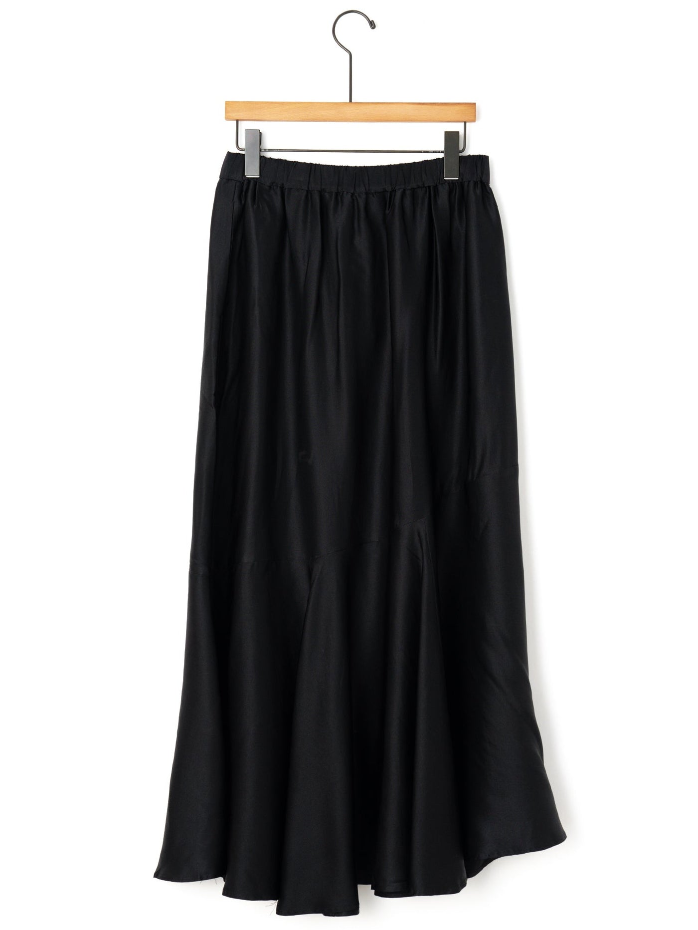 enrica エンリカ　IENA シルク混　フリルティアードブラウス　ブラック enrica エンリカ IENA シルク混 フリルティアードブラウス ブラック