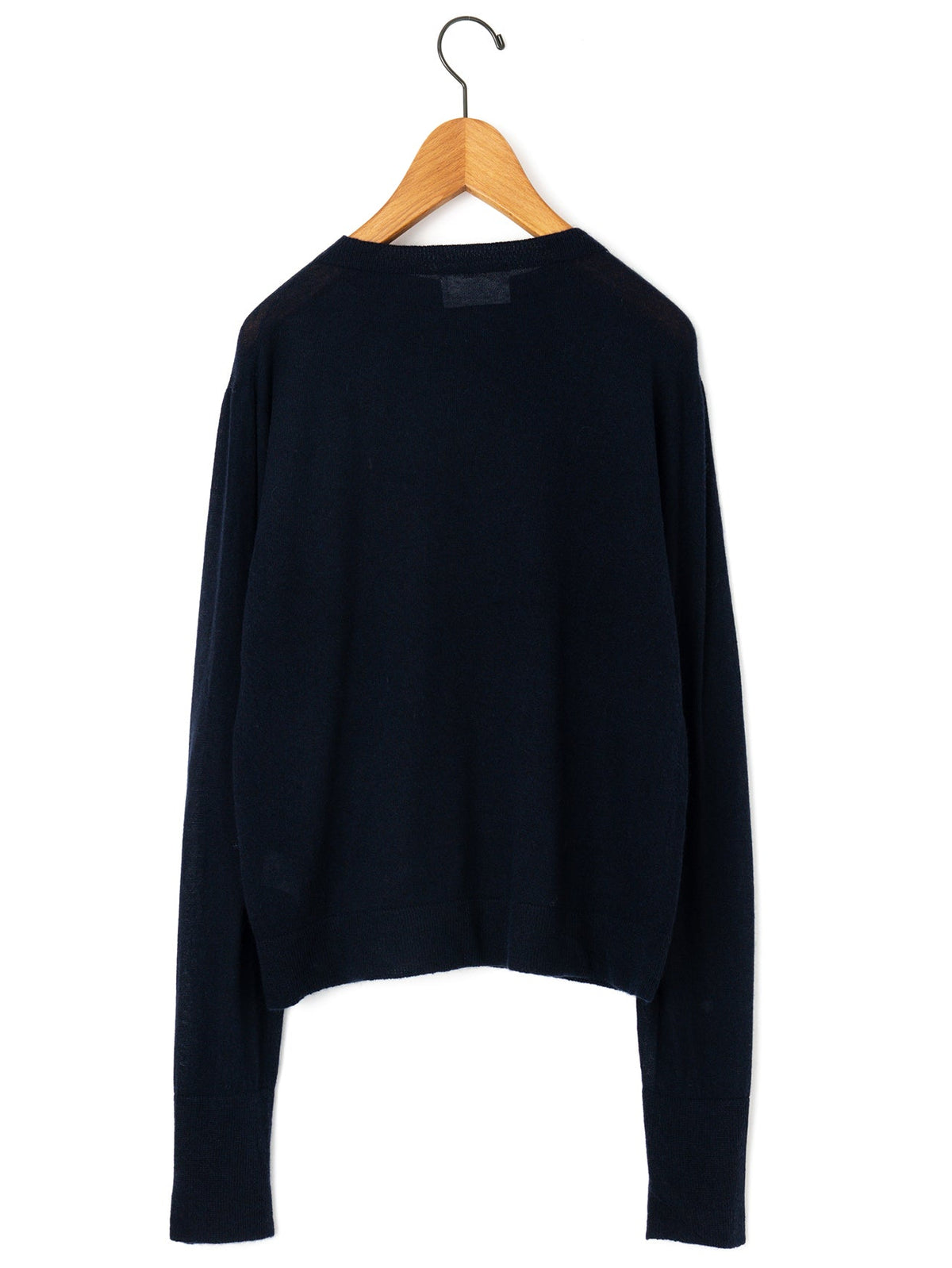 enrica | カシミヤシルク丸首プルオーバーニット – H+HELIOTROPE