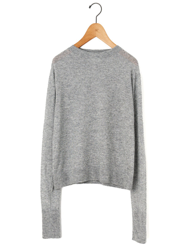 enrica | カシミヤシルク丸首プルオーバーニット