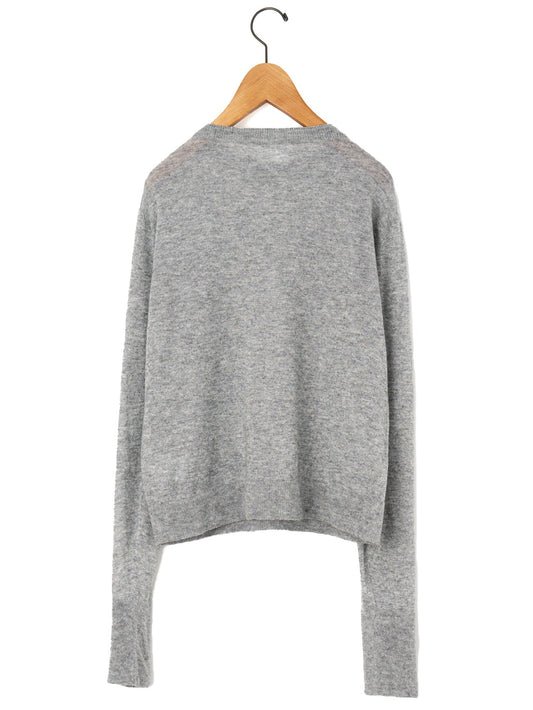 enrica | カシミヤシルク丸首プルオーバーニット