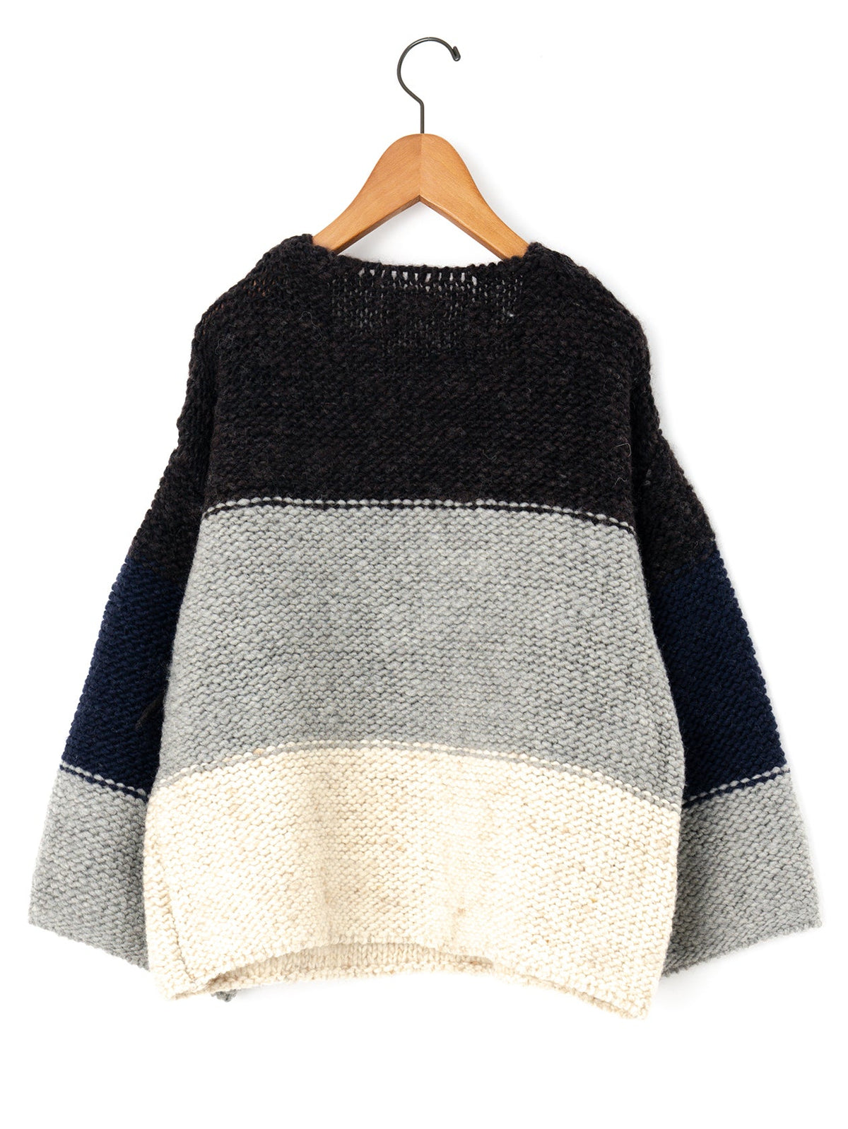 enrica | ROW WOOL Vネックプルオーバー – H+HELIOTROPE