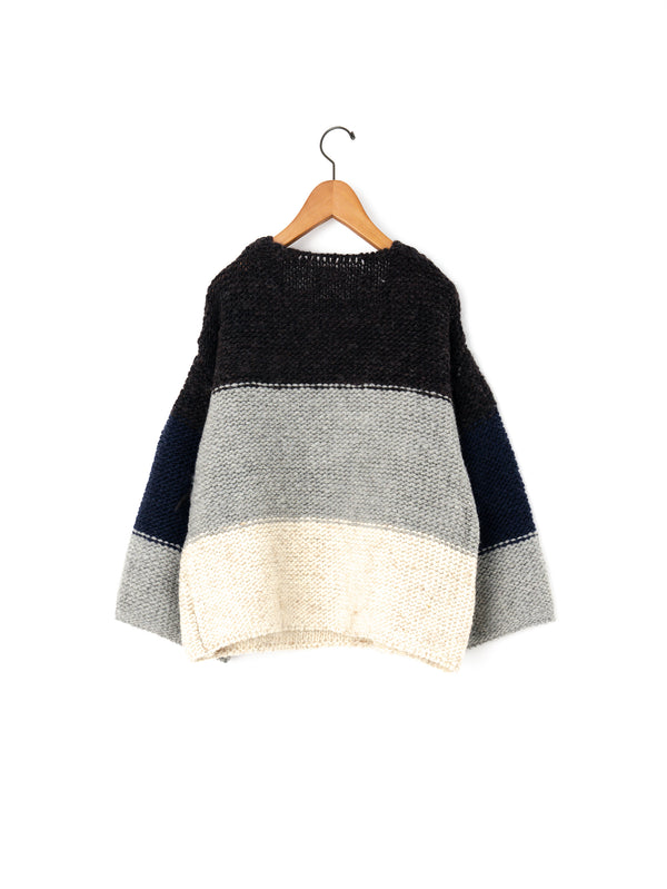 enrica | ROW WOOL Vネックプルオーバー