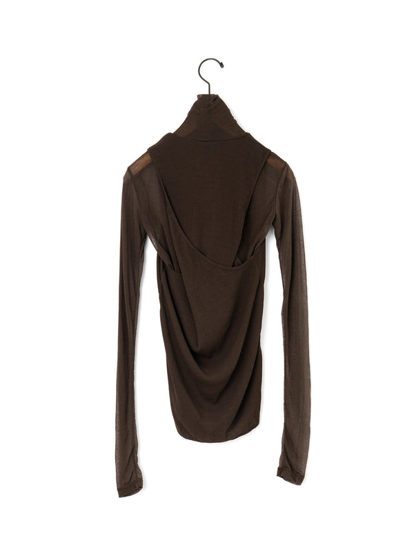 SEEALL | SHEER TWIST BACK TOP SAW51-TS904-MM-006