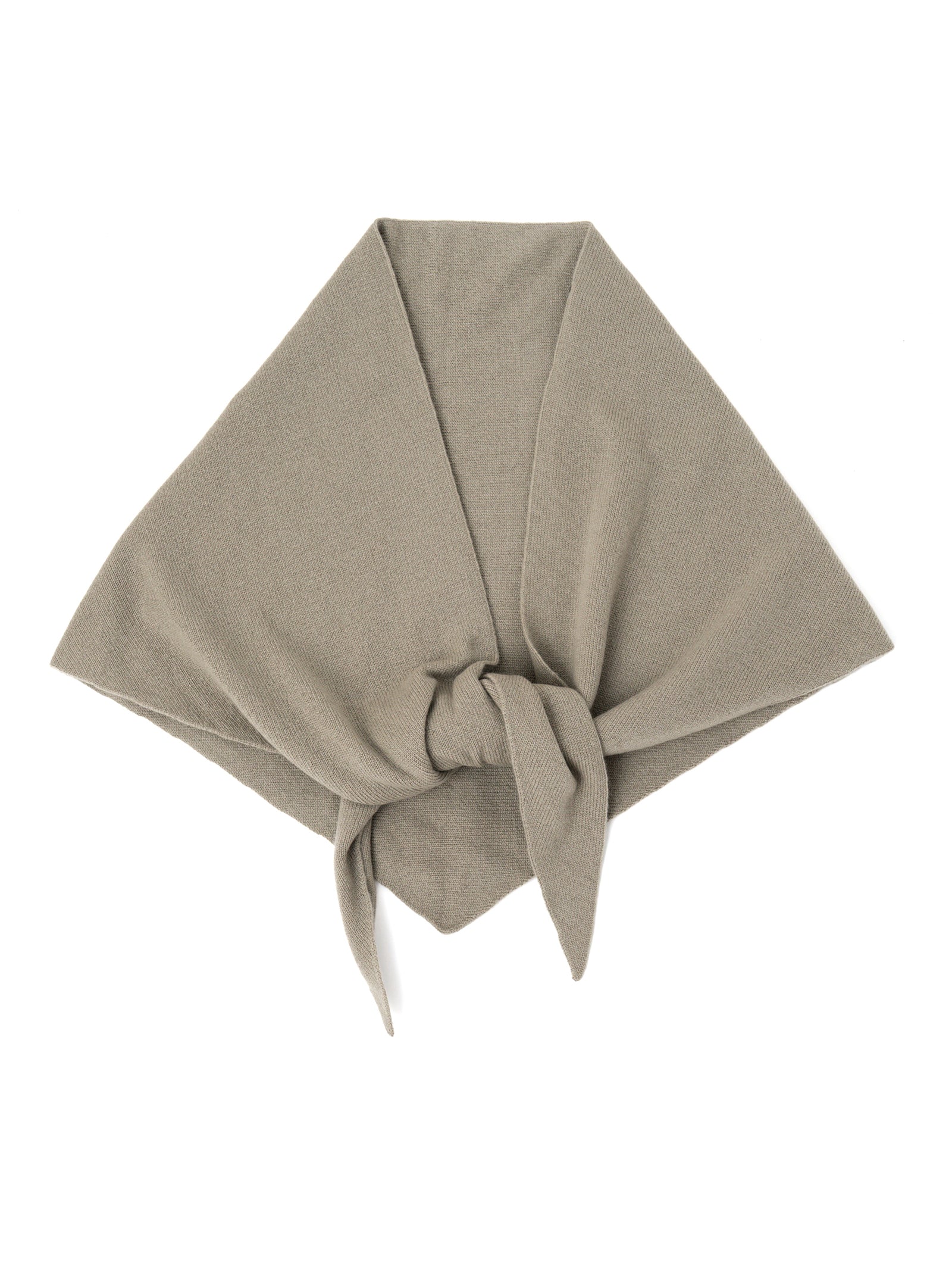 ASAUCE MELER | シームレス トライアングル カシミヤニットストール