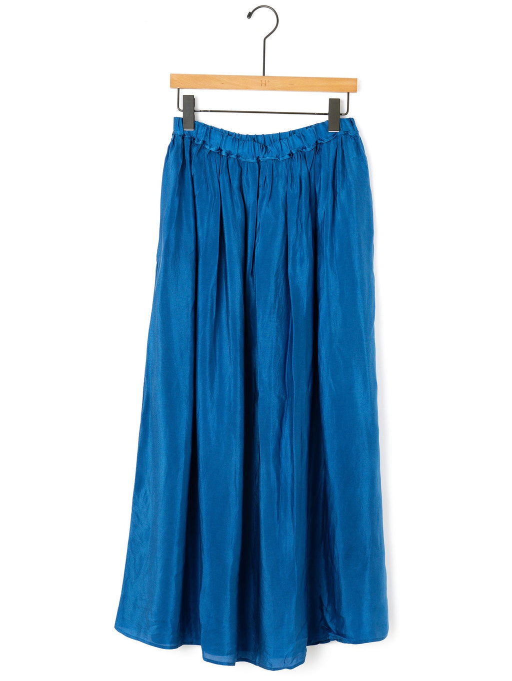 enrica エンリカ ウエストゴム ギャザー ボリューム スカート enrica（エンリカ）の「【enrica】コットンシルクスカート