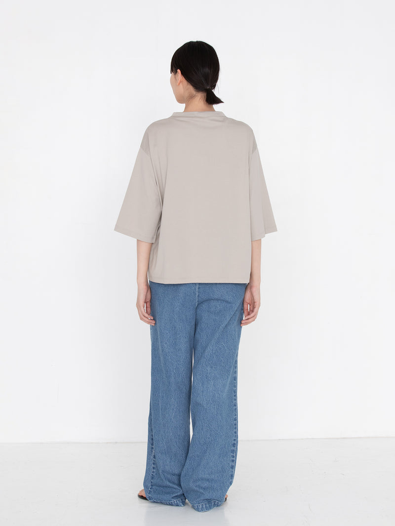 handvaerk | 60/2 ボトルネックTシャツ