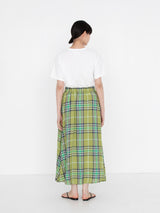 O'NEIL OF DUBLIN | TARTAN GATHER FLARED SKIRT805