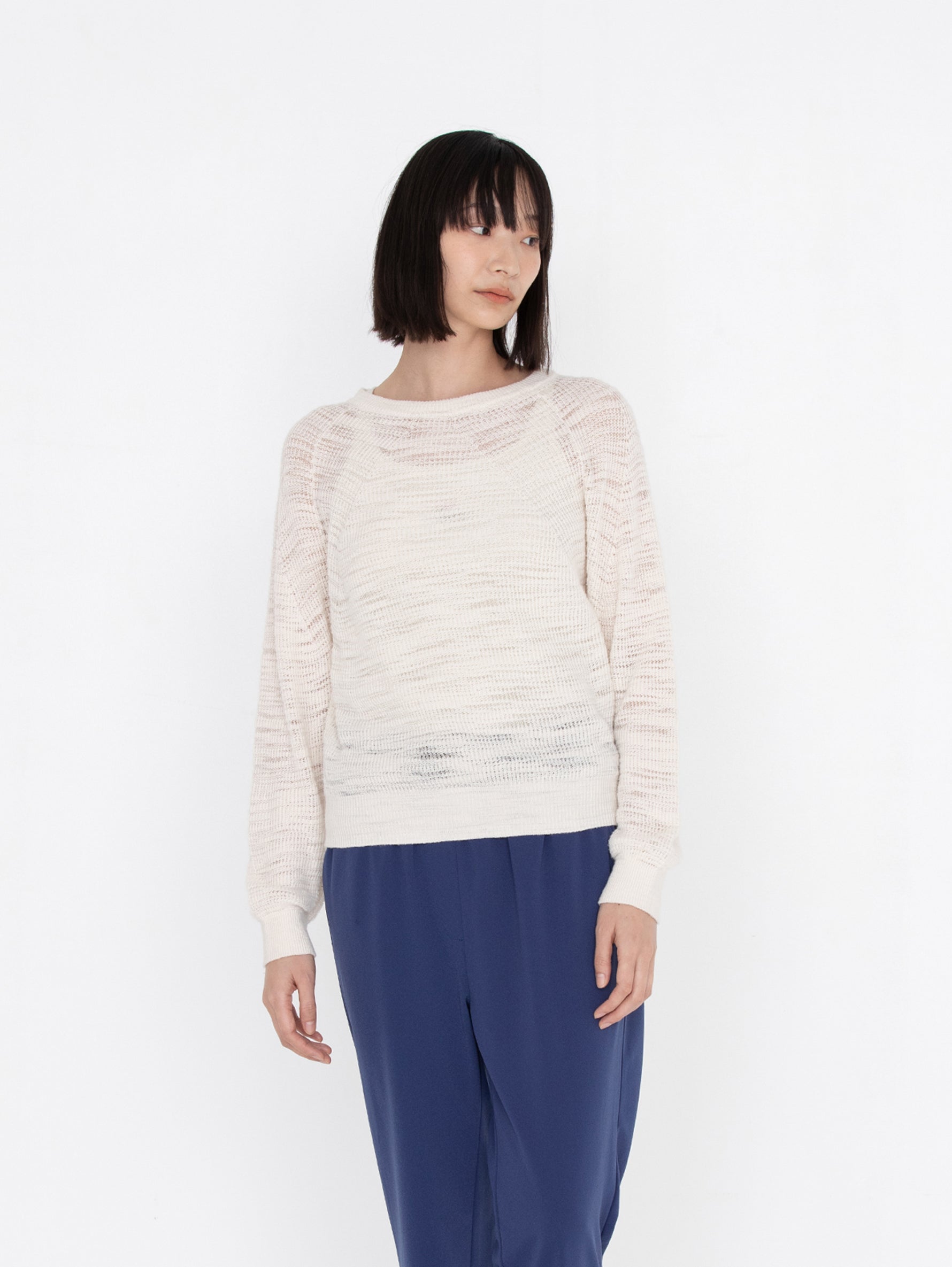BATONER | SLUBY SIGNATURE CREW NECKBN-25SL-033