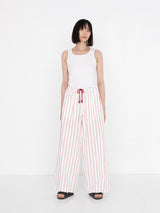 sana | tassel pants (herringbone stripe)