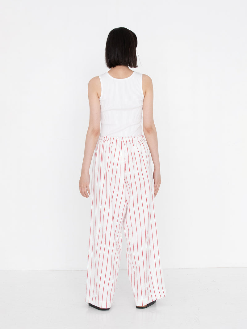 sana | tassel pants (herringbone stripe)