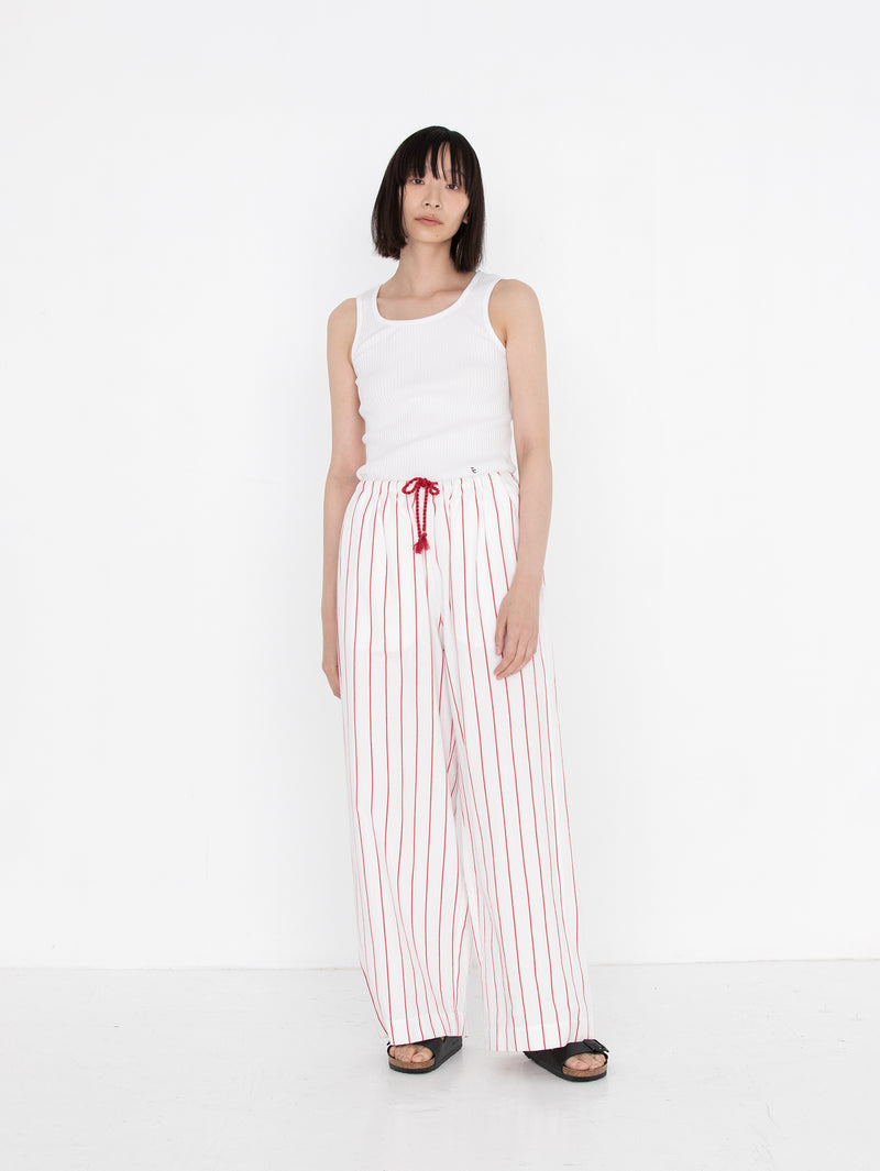 sana | tassel pants (herringbone stripe)