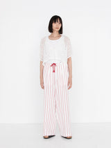 sana | tassel pants (herringbone stripe)