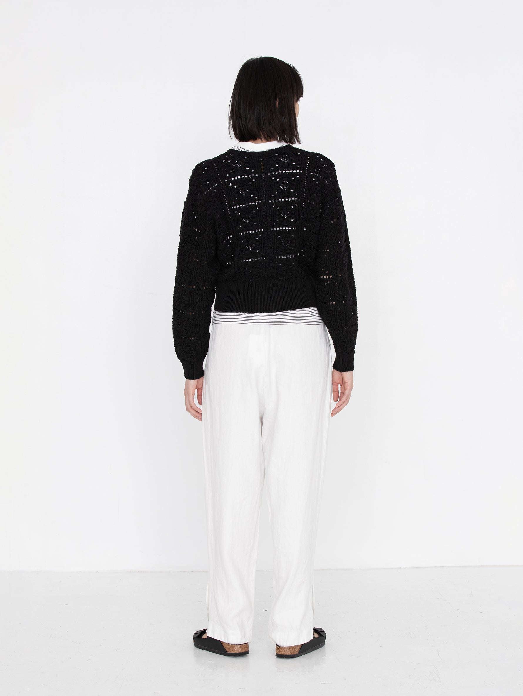 BATONER | GRASSY RACE CREW NECK CARDIGANBN-25SL-028