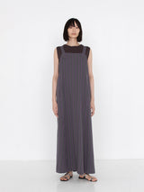 sana | dress (herringbone stripe)