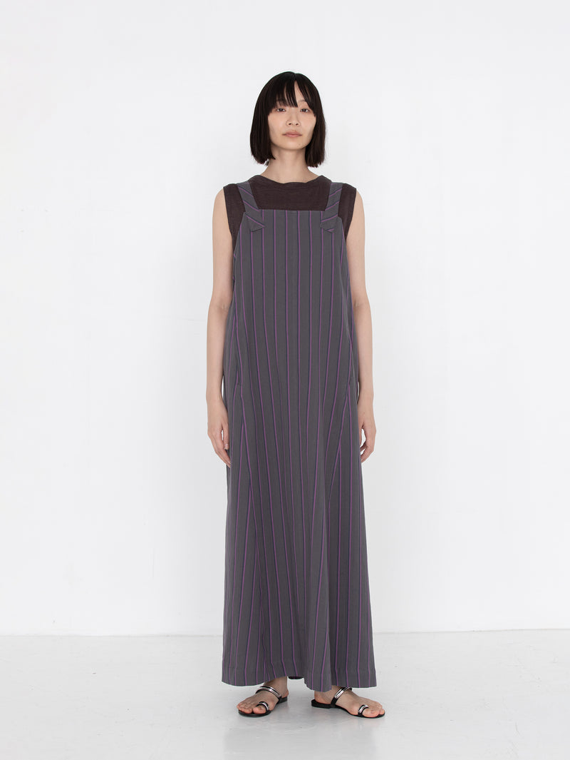 sana | dress (herringbone stripe)