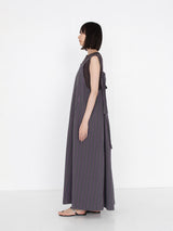 sana | dress (herringbone stripe)