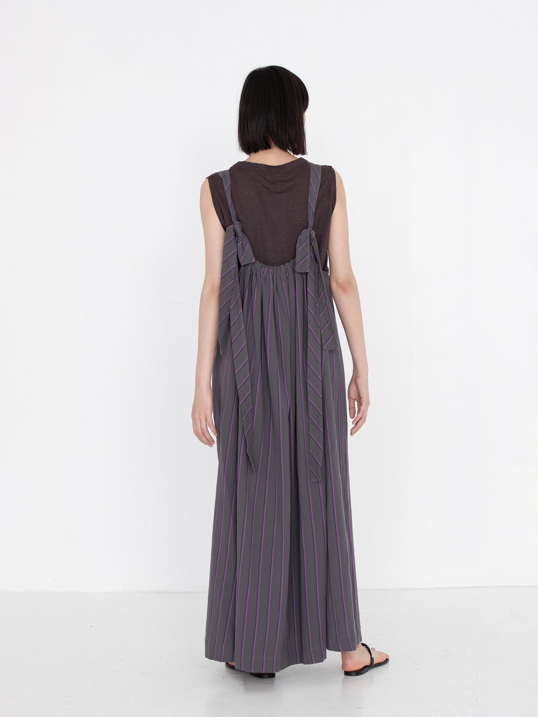sana | dress (herringbone stripe)
