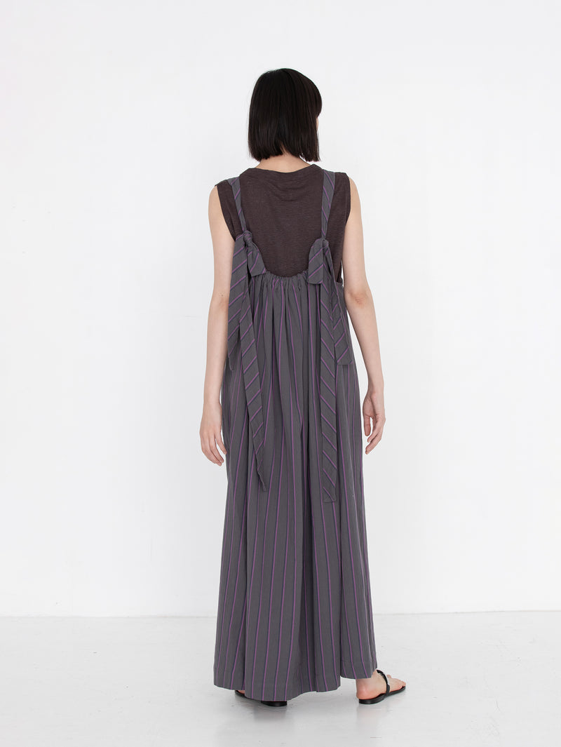 sana | dress (herringbone stripe)
