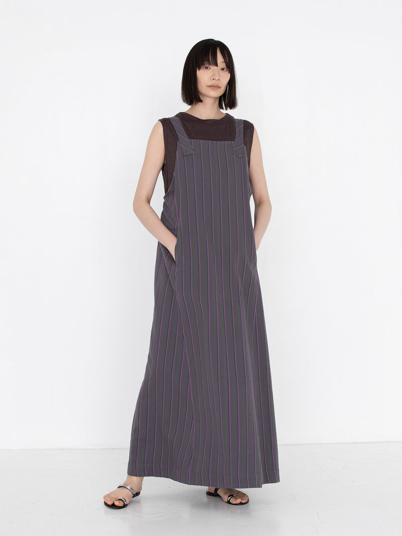 sana | dress (herringbone stripe)