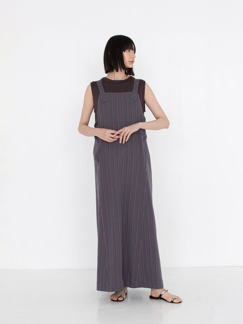 sana | dress (herringbone stripe)