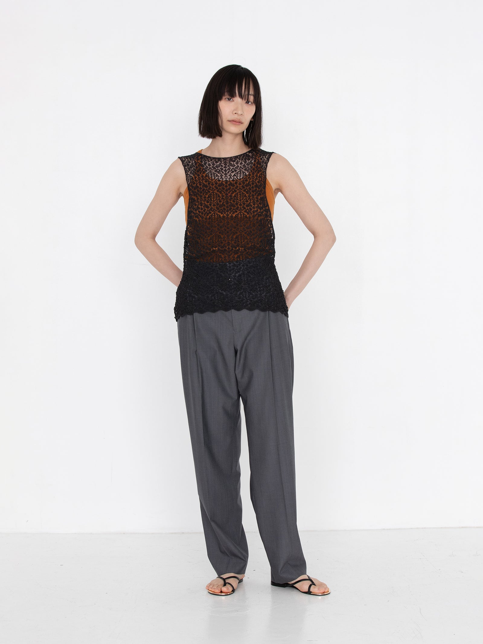 未使用Plage enrica/エンリカ KNIT タンクトップ定価19800円 未使用品/定価19800円】 enricalエンリカ KNIT タンクトップ