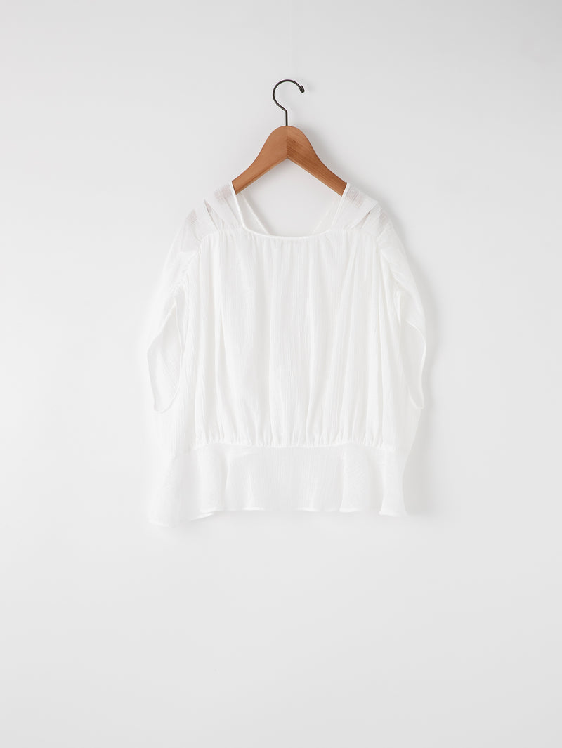 enrica | コットンWAVY Vネックトップス