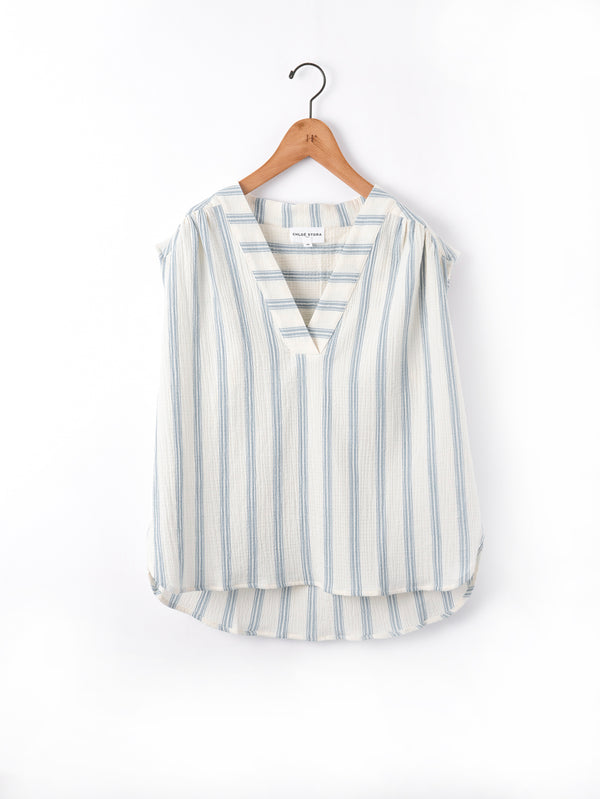 CHLOE STORA |  ストライプトップス BLOUSE